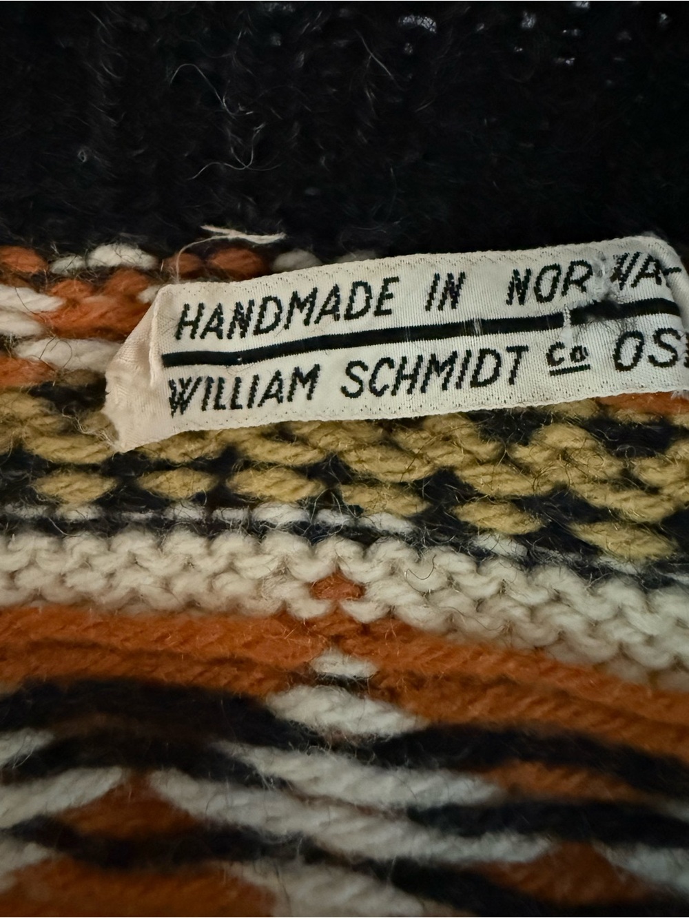 Vintage William Schmidt Après Ski/Norwegian Wool Handmade Sweater Oslo, Norway - Picture 4 of 7
